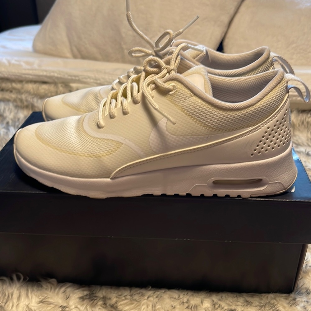 Off white Nike shoes